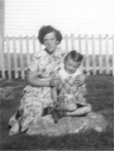 654: Julia (Carroll) Lambe &amp;amp; young Josephine Norman. (circa 1952) [courtesy of Julia (Carroll) Best]  - Julia daughter of William Carroll &amp;amp; Ellen Norman; Josephine daughter of Patrick Norman &amp;amp; Anastasia Lambe